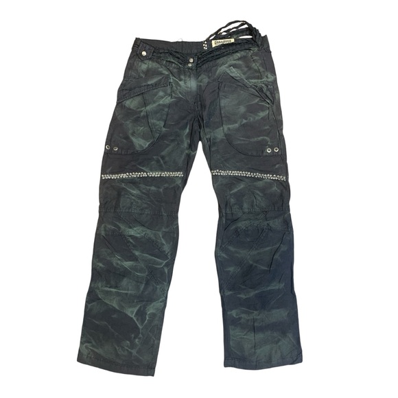 NWT Parasuco Women’s Camo Linen Cargo Pants Relaxed Fit size 30 - Picture 1 of 8